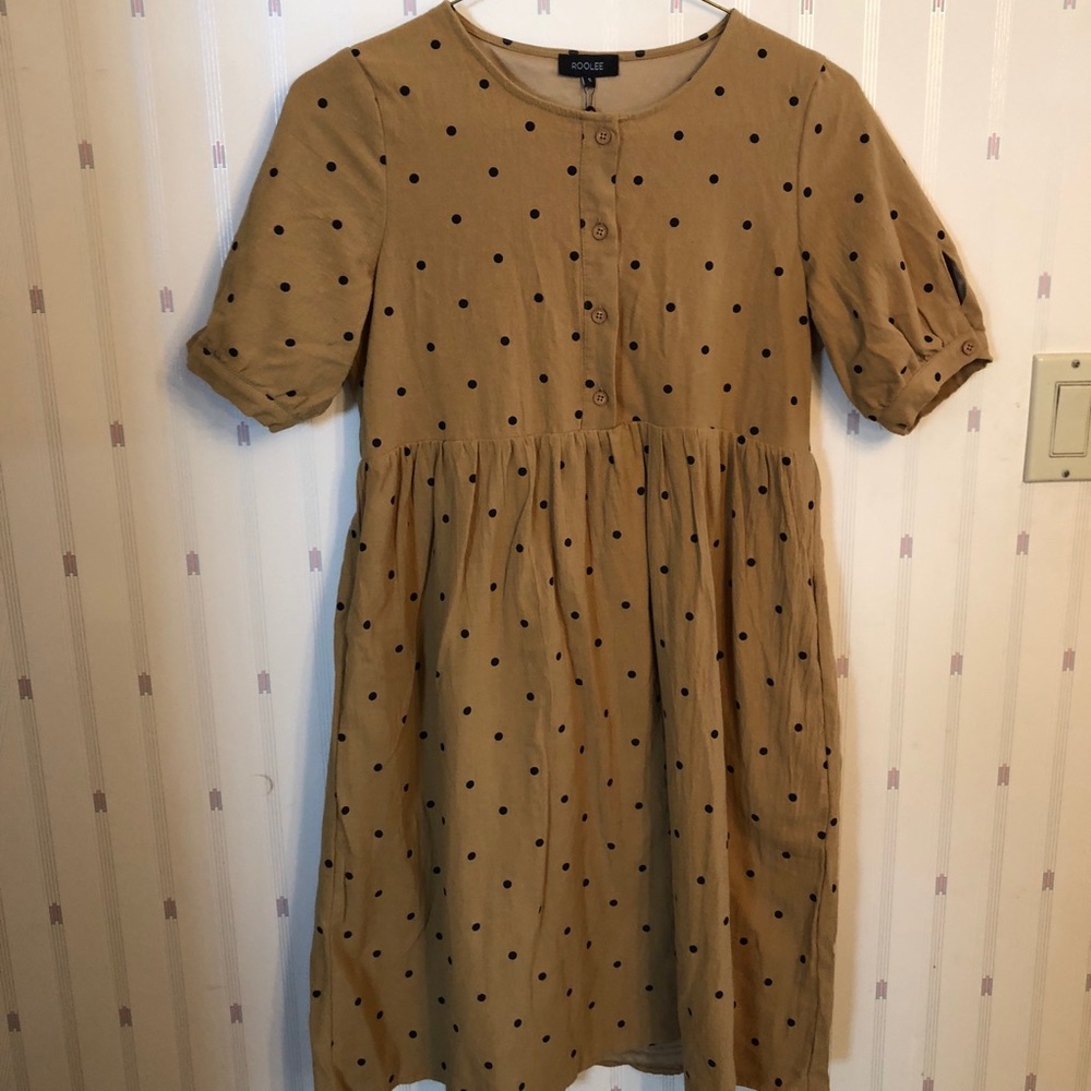 NWT Roolee Polka Dot Dress